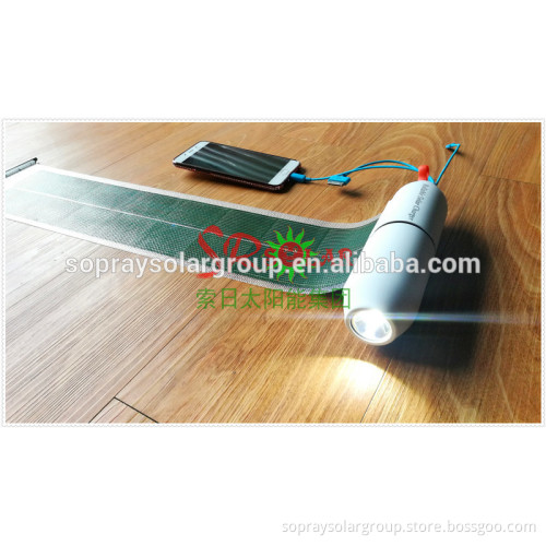 CIGS Thin Film Foldable Solar Panel Charger Power Bank